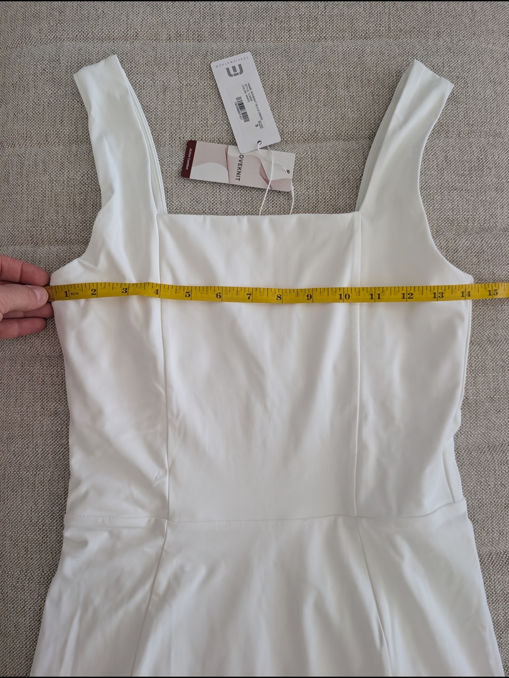 Travis Mathew Moveknit Sleeveless Dress White | Size S NWT - Picture 8 of 16